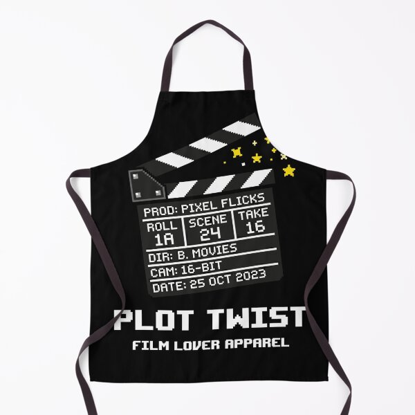 Item preview, Pixel Flicks Cinema Slate - Retro Filmmaker Art designed and sold by artistastshirt.