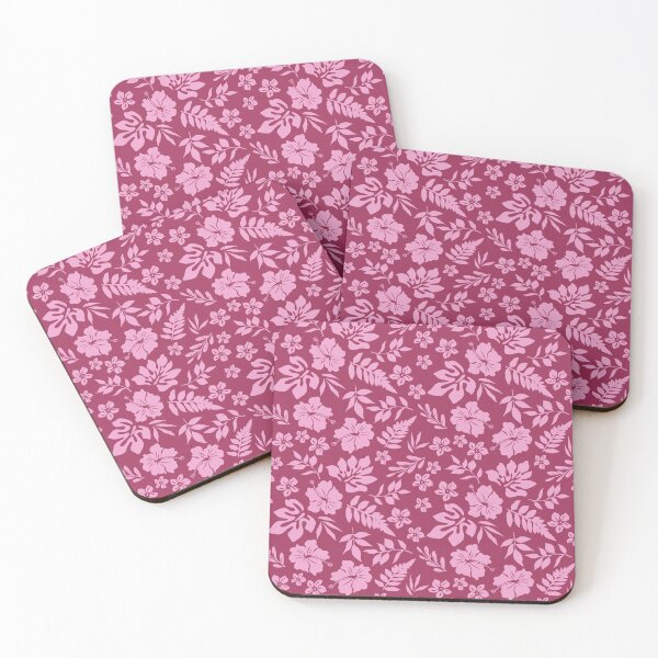 Item preview, Pink Hibiscus Tropical Pattern - Summer Floral Seamless Art. designed and sold by KojourinArt.