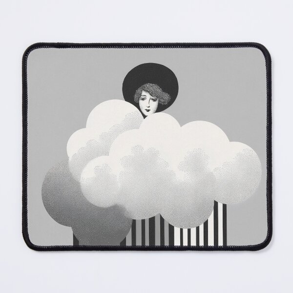 Item preview, Woman in the clouds - Gray designed and sold by BestVarieties.