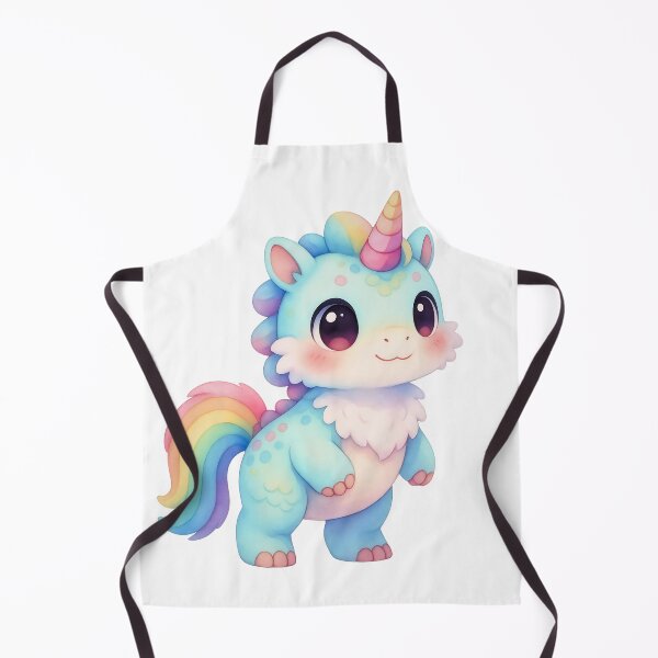 Item preview, Rainbow Dino-corn: Adorable Baby Dragon designed and sold by Liberty4Punk.
