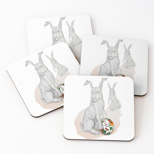Item preview, Rabbit Cooperation - Floral Easter Egg (Drawing by ACCI) designed and sold by VanyssaGraphics.