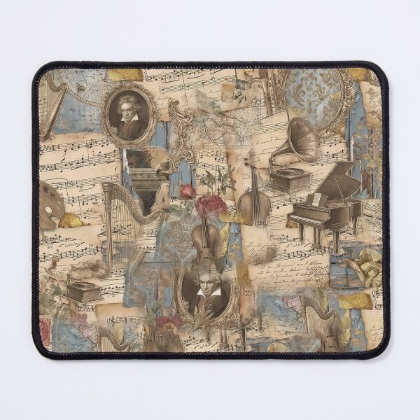 Item preview, Vintage Musical Score Collage designed and sold by JacquiTaylorArt.
