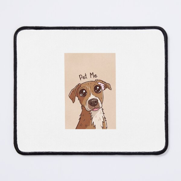 Item preview, Pet Me Dog – Cute Puppy Big Eyes Meme Aesthetic designed and sold by Sticker shop 007.