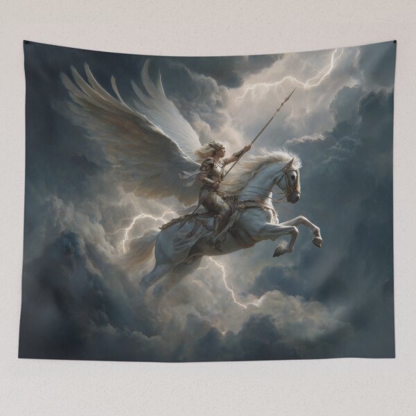 Item preview, Valkyrie Riding Into the Storm designed and sold by Rtymer.