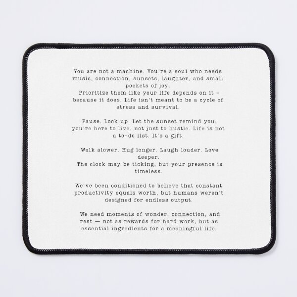Item preview, You Are Not A Machine You're a Soul designed and sold by CreativeEmpires.