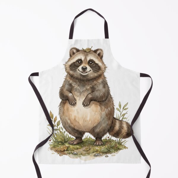 Item preview, Cute Tanuki - Japanese Raccoon Dog Folklore designed and sold by RubisLeaf.
