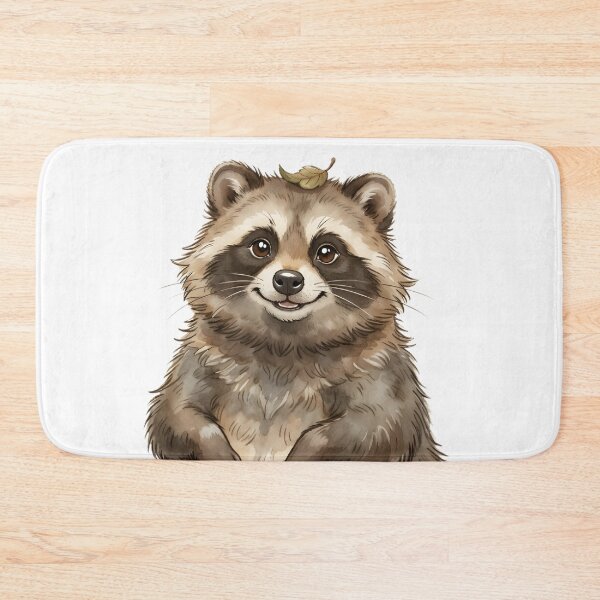 Item preview, Cute Tanuki - Japanese Raccoon Dog Folklore designed and sold by RubisLeaf.