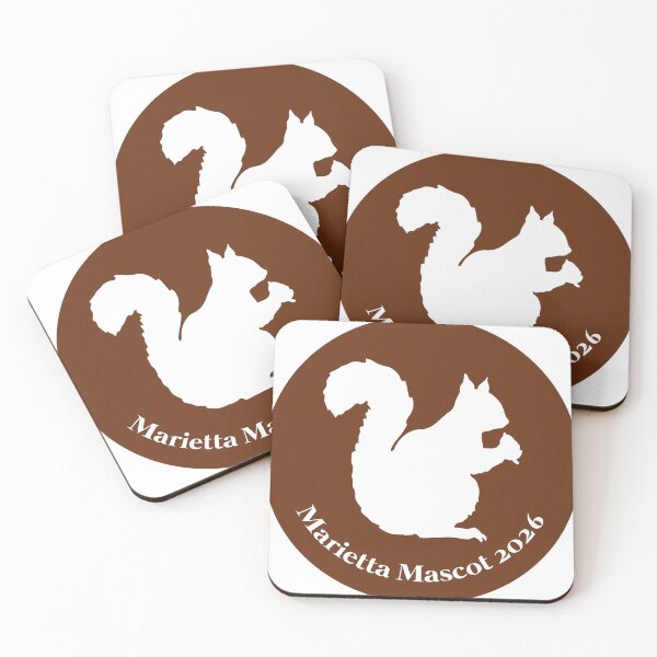 Item preview, 2026 White Squirrel Marietta Mascot Sticker designed and sold by White Squirrel Productions.