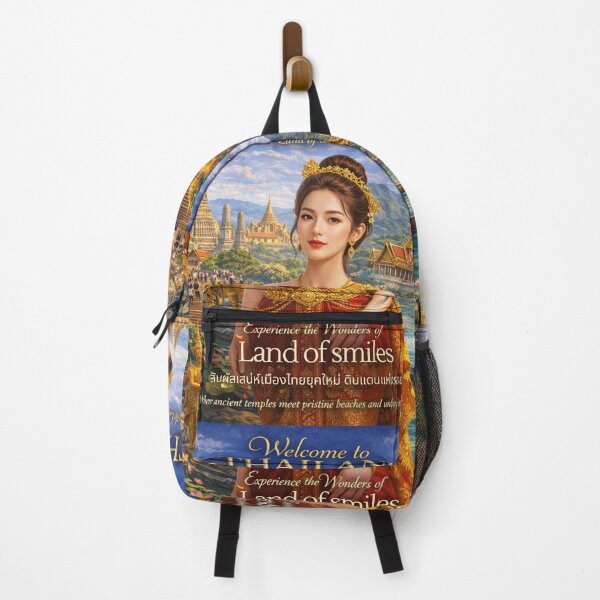 Item preview, Welcome to Thailand – Traditional Culture & Temple Travel Poster | Land of Smiles Luxury Aesthetic Art designed and sold by Inkora-Art.