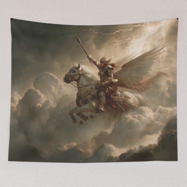 Item preview, Valkyrie Riding Into the Storm designed and sold by Rtymer.