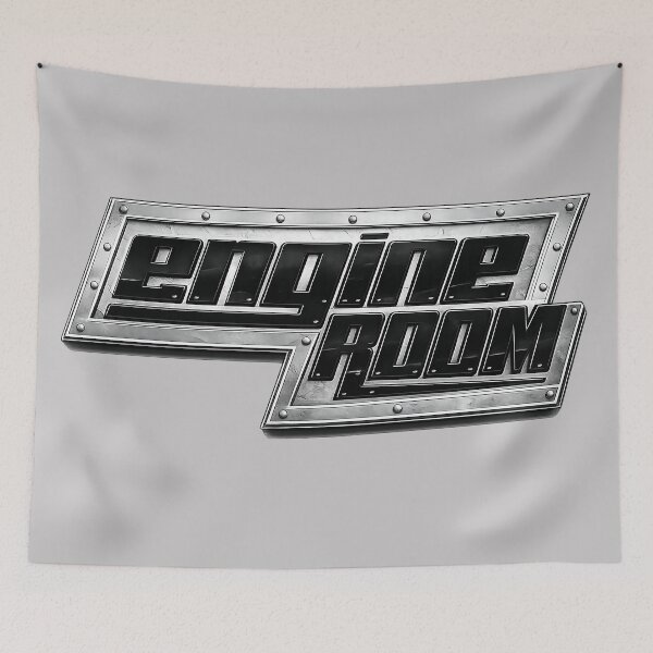 Item preview, Engine Room Houston - Industrial Metal Frame Logo designed and sold by gahteeriffico.