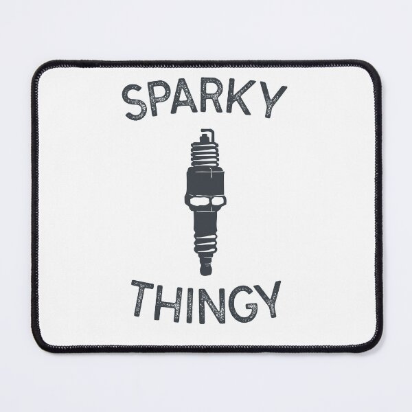 Item preview, Sparky Thingy, Car humor, Classic Car Lover, Vintage Car funny phrase, Gift for Mechanics designed and sold by BriAngelaBubbleDesigns.