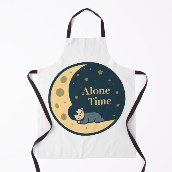 Item preview, Alone Time Moon Stars Night Introvert Peace Sticker designed and sold by NeonNerdStudio.
