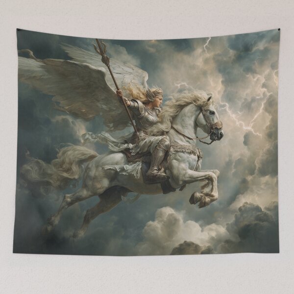 Item preview, Valkyrie Riding Into the Storm designed and sold by Rtymer.