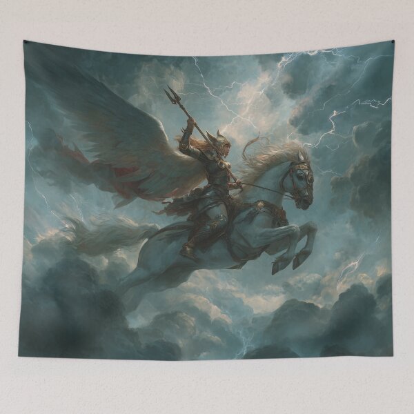 Item preview, Valkyrie Riding Into the Storm designed and sold by Rtymer.