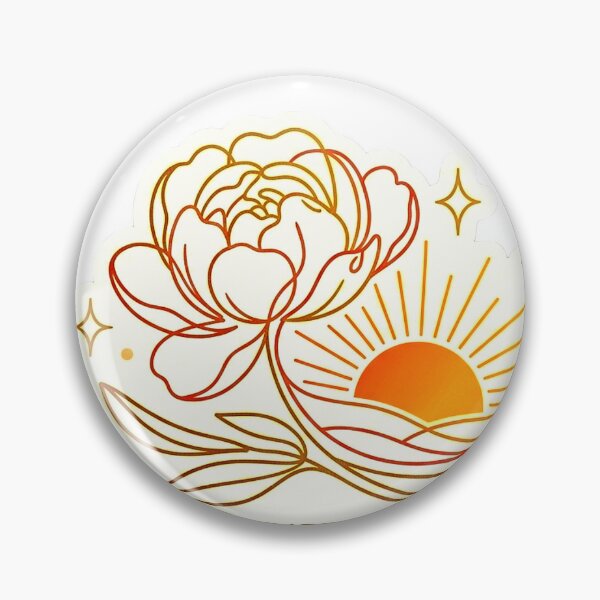 Item preview, Spring Rebirth & Radiance - RS Essence Floral Art - Elegant Peony Sun designed and sold by RS-Globalist-.