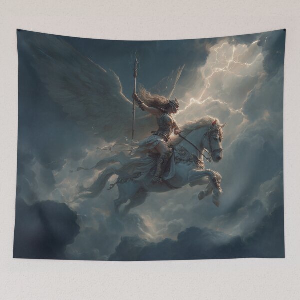 Item preview, Valkyrie Riding Into the Storm designed and sold by Rtymer.