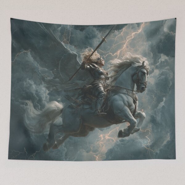 Item preview, Valkyrie Riding Into the Storm designed and sold by Rtymer.