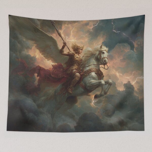 Item preview, Valkyrie Riding Into the Storm designed and sold by Rtymer.