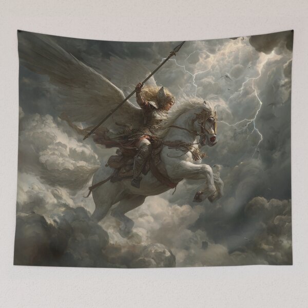 Item preview, Valkyrie Riding Into the Storm designed and sold by Rtymer.
