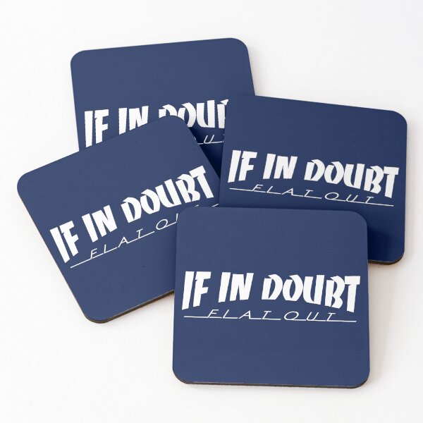 Item preview, If In Doubt Flat Out designed and sold by CUTOCARS-SHOP.