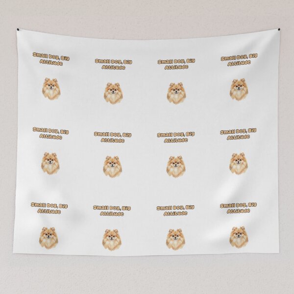 Item preview, Small Dog, Big Attitude Funny Pet Lover designed and sold by NatureUnleashed.