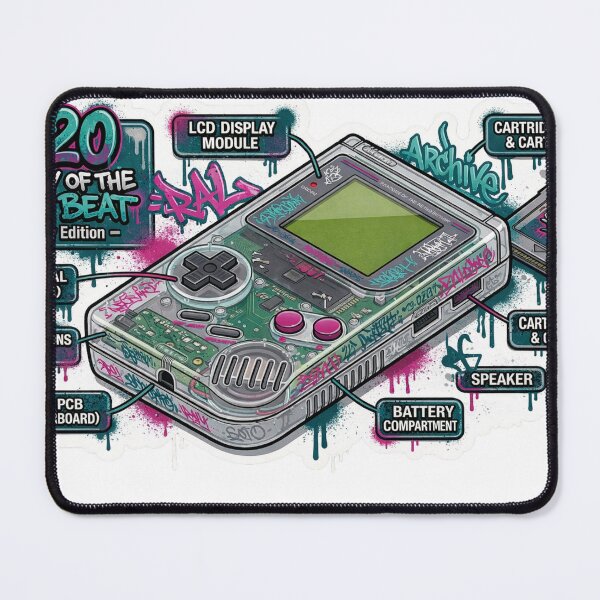 Item preview, RAL Archive G-020: Anatomy of the Retro Beat Handheld Game Boy designed and sold by RewindArtLab.