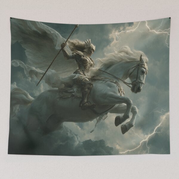 Item preview, Valkyrie Riding Into the Storm designed and sold by Rtymer.
