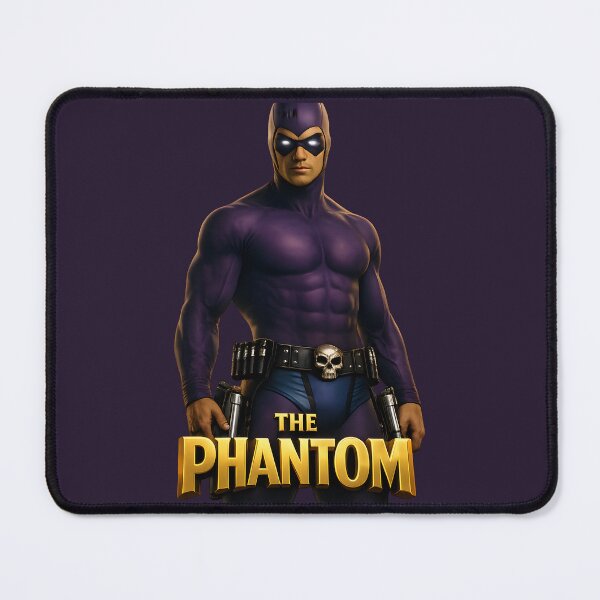Item preview, The Phantom ? Classic Superhero in Purple Suit with Guns – Epic 3D Comic Art designed and sold by Imagetore.
