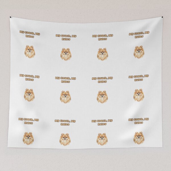 Item preview, My Couch, My Rules Funny Pet Owner Humor designed and sold by NatureUnleashed.