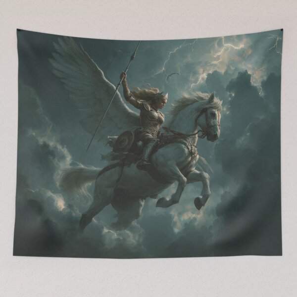Item preview, Valkyrie Riding Into the Storm designed and sold by Rtymer.