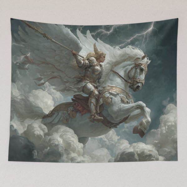 Item preview, Valkyrie Riding Into the Storm designed and sold by Rtymer.