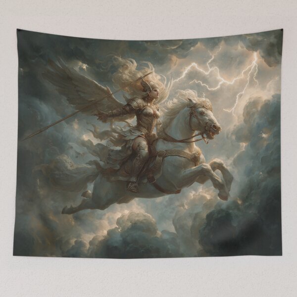 Item preview, Valkyrie Riding Into the Storm designed and sold by Rtymer.
