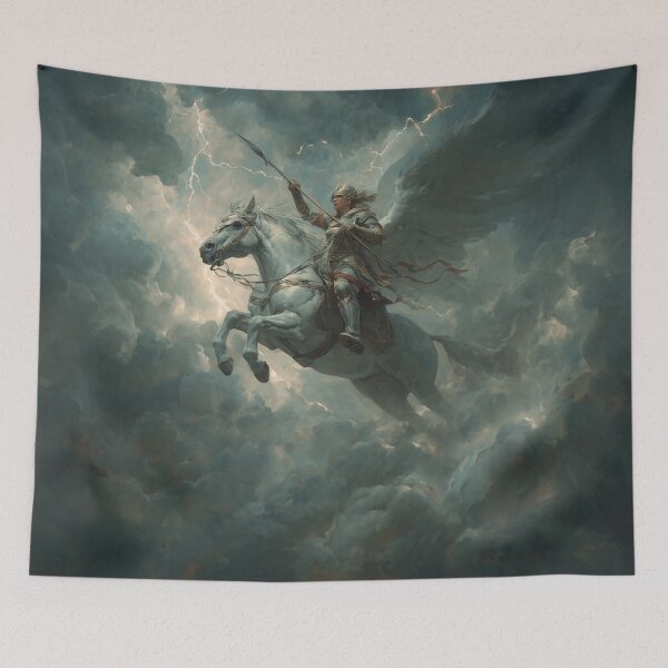 Item preview, Valkyrie Riding Into the Storm designed and sold by Rtymer.