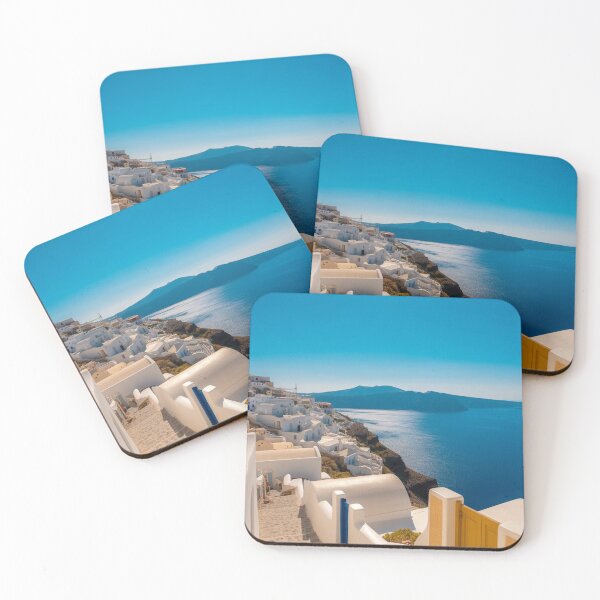 Item preview, Santorini with a view of the sea designed and sold by BenCoStyle.