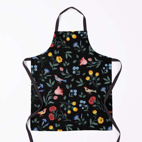 Item preview, Enchanted Folk Garden - Flowers and Birds Seamless Pattern designed and sold by KojourinArt.