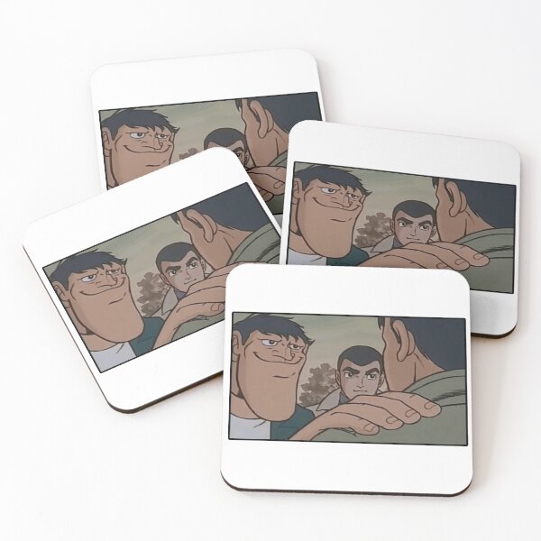 Item preview, HAND ON SHOULDER SMUG FACE MEME REACTION IMAGE (AKAKICHI NO ELEVEN) designed and sold by Python Designs .