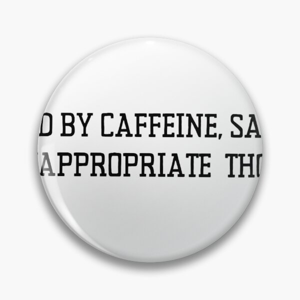 Item preview, Fuelled by caffeine  designed and sold by Hexcellent Designs.