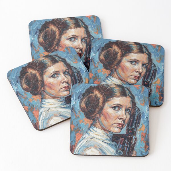 Item preview, Portrait Painting of Carrie Fisher designed and sold by davidelder.