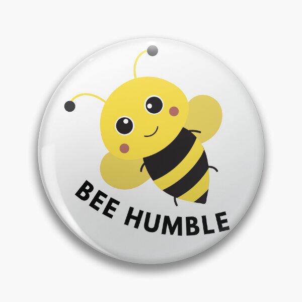 Artikelvorschau, Bee Humble Cute Bee Art entworfen und verkauft von NxtGenDesigns.