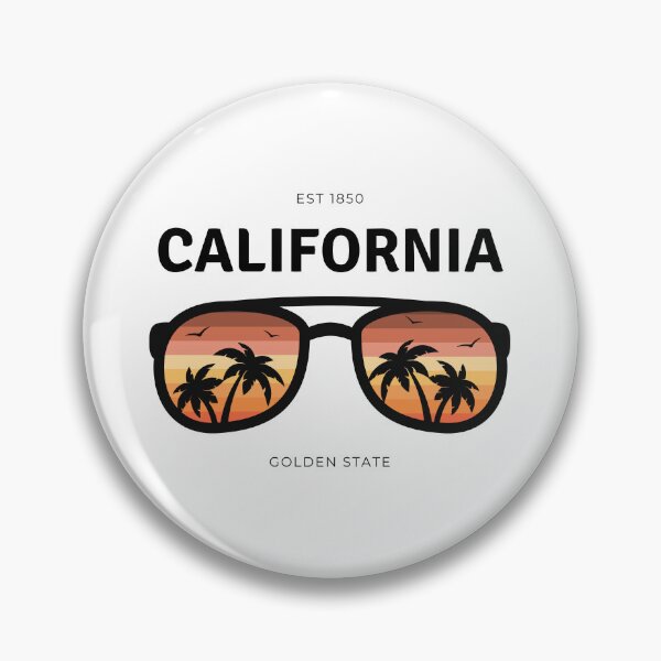 Item preview, California Golden State - Vintage Sunglasses Design designed and sold by SparkLuxe.