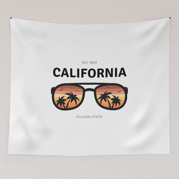 Item preview, California Golden State - Vintage Sunglasses Design designed and sold by SparkLuxe.