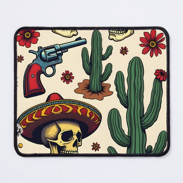 Item preview, Mexican style tattoo flash designed and sold by BlackwoodPagan.