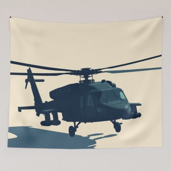 Item preview, Military helicopter on a pink background designed and sold by RAISC.