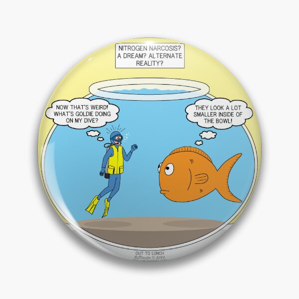 Item preview, Very Strange SCUBA Dive! designed and sold by Out to Lunch Cartoons and More.