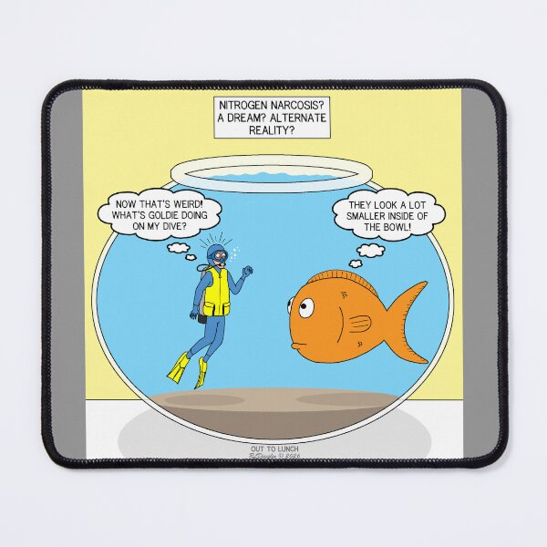 Item preview, Very Strange SCUBA Dive! designed and sold by Out to Lunch Cartoons and More.