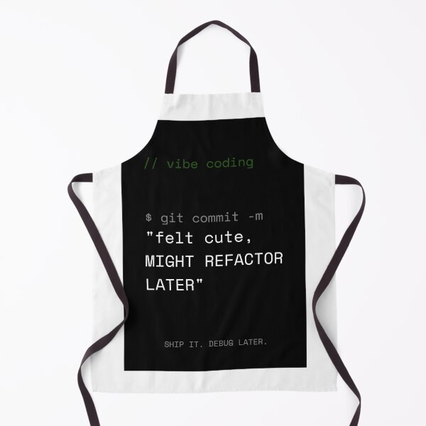 Item preview, Git Commit Vibe Coding designed and sold by wagnerps.