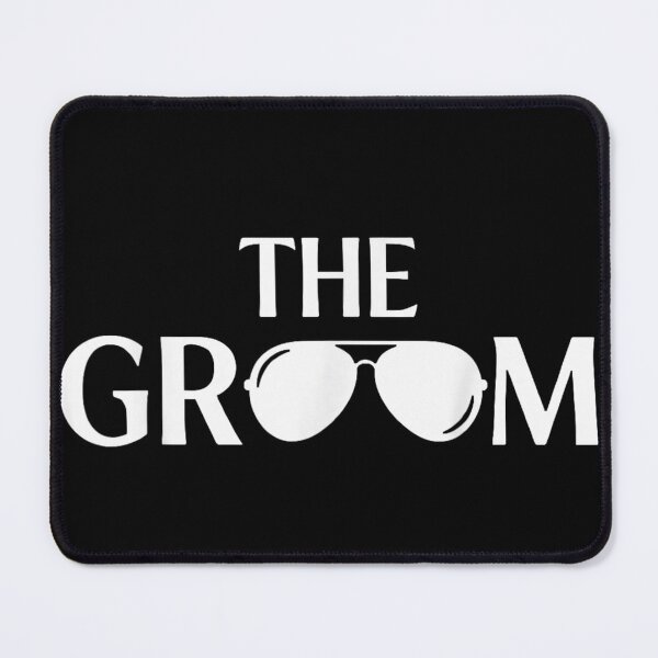 Item preview, The Groom Wedding Party Bachelor Celebration With Aviator Sunglasses Bold Modern Typography designed and sold by WilliaMaler.