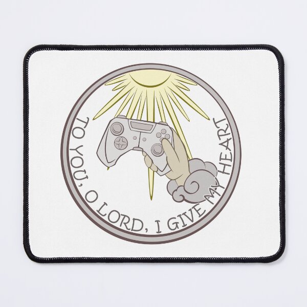 Item preview, To You, O Lord, I Give My Heart | Christian Gamer Emblem designed and sold by ArtofJasonLicht.