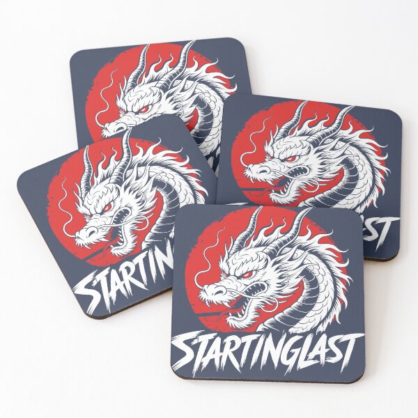 Item preview, Starting Last Dragon Red Sun Japanese Streetwear Graphic Design designed and sold by CLUB SODA KID DESIGNS.